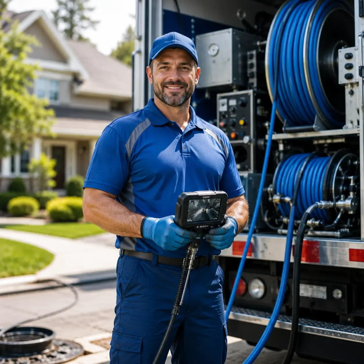 Local outdoor drain cleaning specialists in Alger, MI